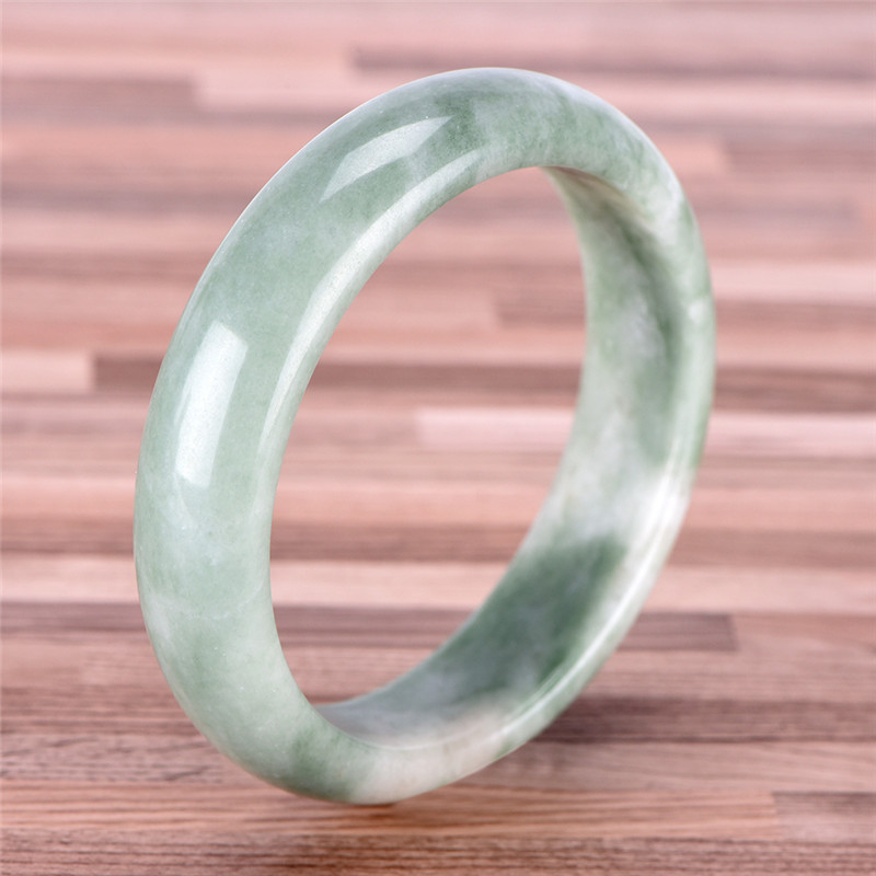 Bracelets - ธรรมชาติสีเขียวหยกสร้อยข้อมือกำไลข้อมือ Charm เครื่องประดับอัญมณีแฟชั่นอุปกรณ์เสริมมือแกะสลัก Lucky Amulet ของขวัญของเธอผู้ชาย