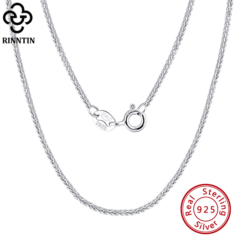 Cuban Link Chain 12Mm - Rinntin 925 เงินสเตอร์ลิงอิตาเลี่ยน Handmade 1.2 มม.สร้อยคอสร้อยคอ