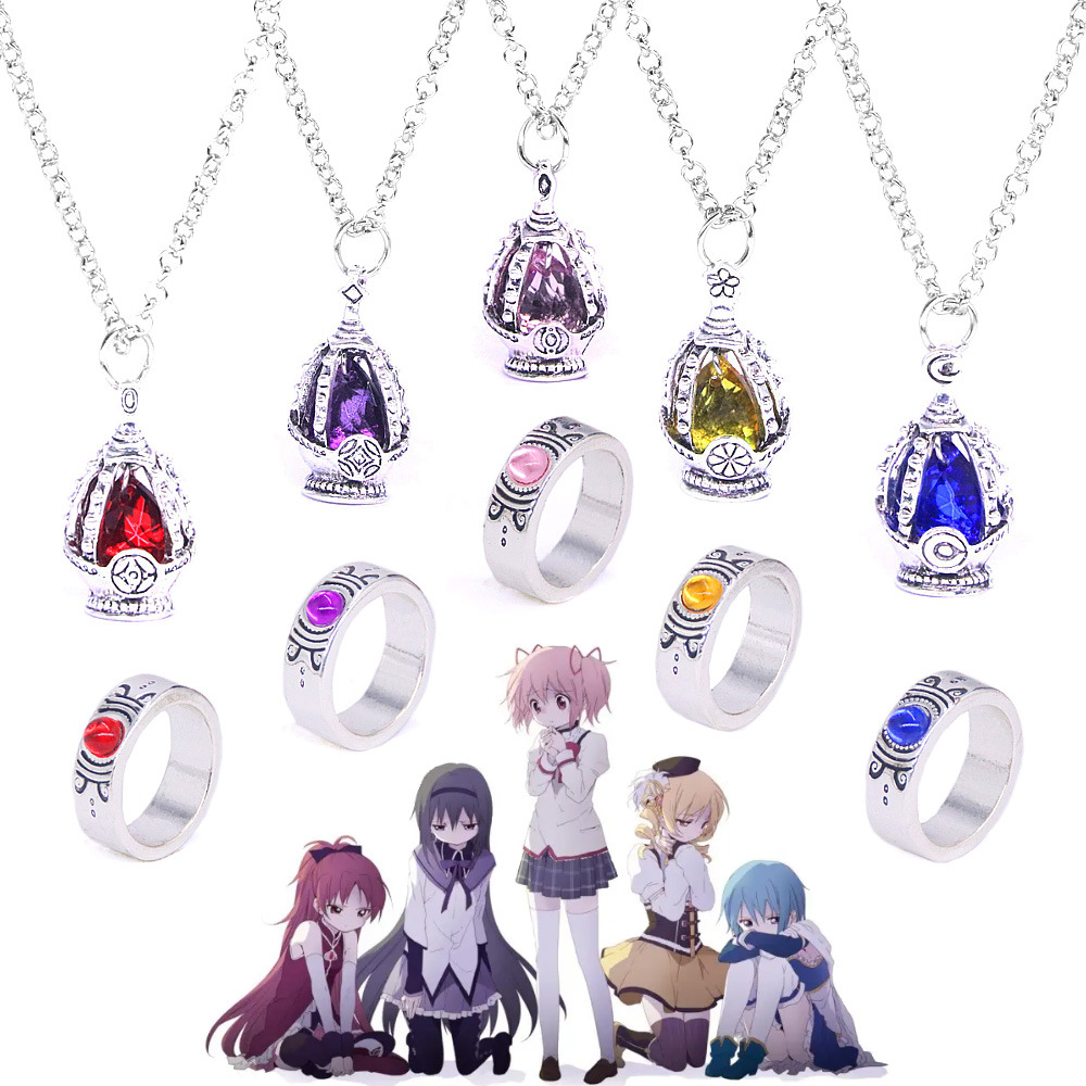 สร้อยคอคอสเพลย์อะนิเมะ puella  - Anime Pendant Necklace บทวิจารณ์และราคา