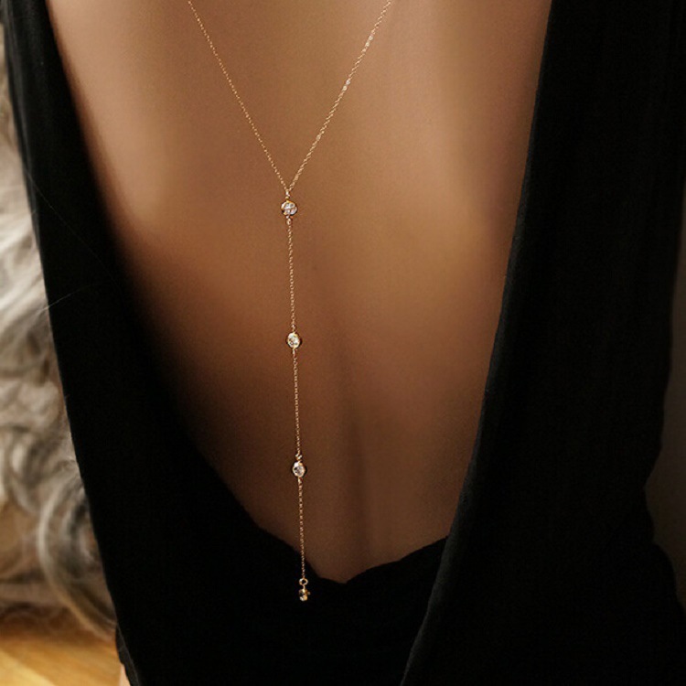 สร้อยคอประดับเพชรเทียมแบบเซ็กซ - Body Jewelry บทวิจารณ์และราคา