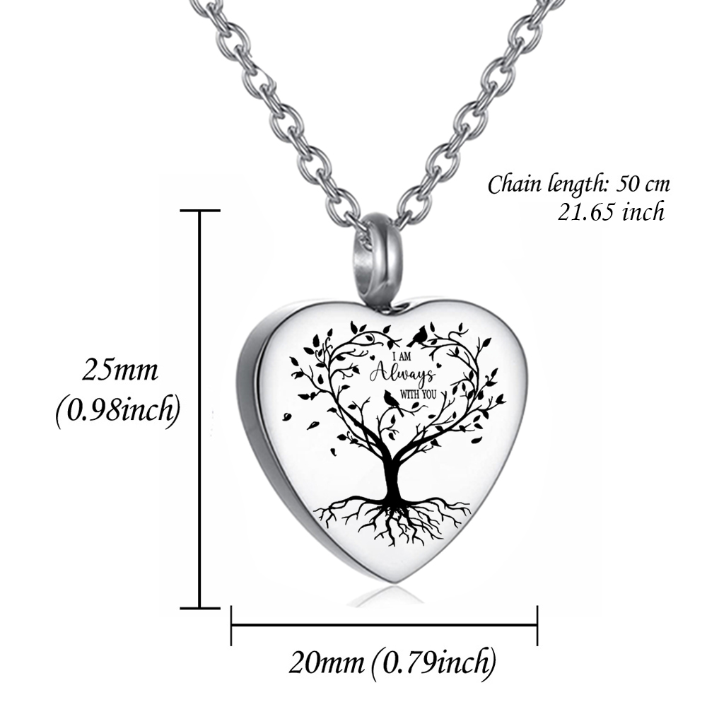 สร้อยคอจี้สแตนเลส 3 แบบ สำหรับ - Heart Locket Necklace Photo บทวิจารณ์และราคา