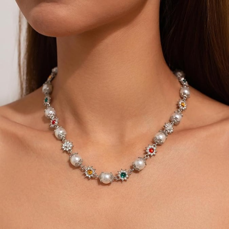 สร้อยคอไข่มุกวินเทจ Ingemark ส - Pearl Choker Necklace Vintage บทวิจารณ์และราคา