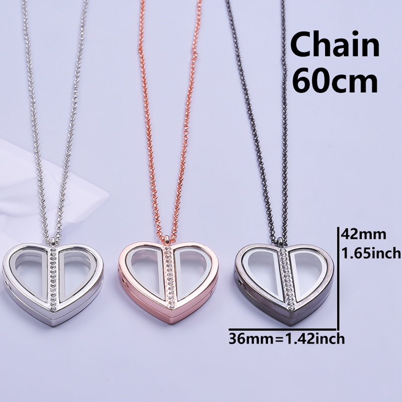 แม่เหล็ก Heart สร้อยล็อคเก็ตสำ - Heart Locket Necklace Photo บทวิจารณ์และราคา