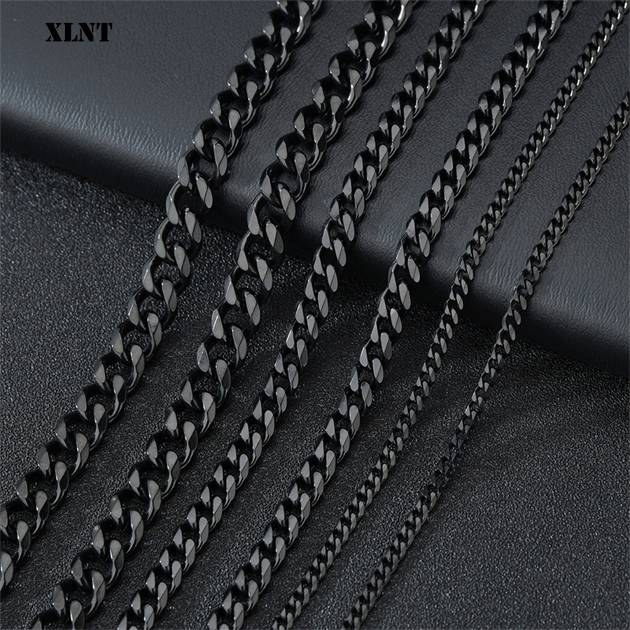 3/5/7/9/11 มม.เงินสร้อยคอสแตนเ - Cuban Link Chain 12Mm บทวิจารณ์และราคา