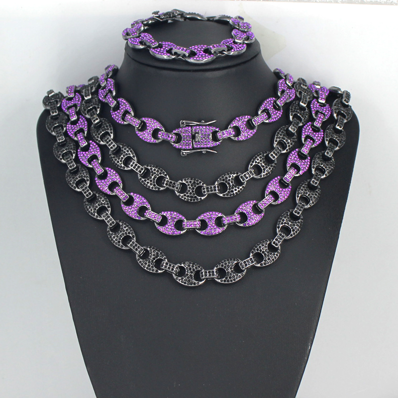 สร้อยคอและกำไลข้อมือแบบลิงค์เม - Cuban Link Chain 12Mm บทวิจารณ์และราคา