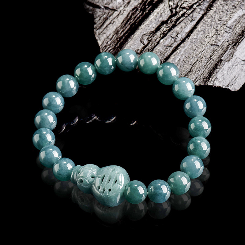 พม่า Jadeite Gourd สร้อยข้อมือ - Bracelets บทวิจารณ์และราคา
