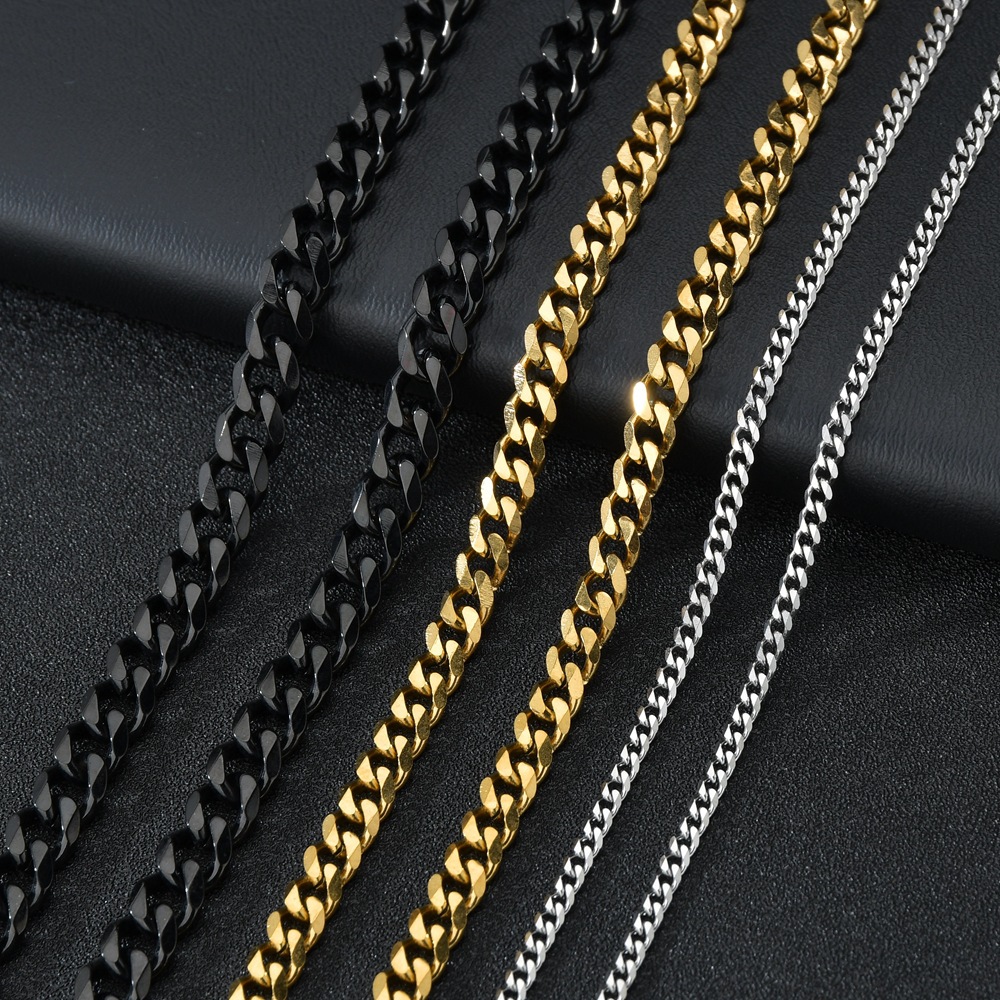 1 ชิ้นขนาด 3.6 มม./5 มม./7 มม. - Cuban Link Chain 12Mm บทวิจารณ์และราคา