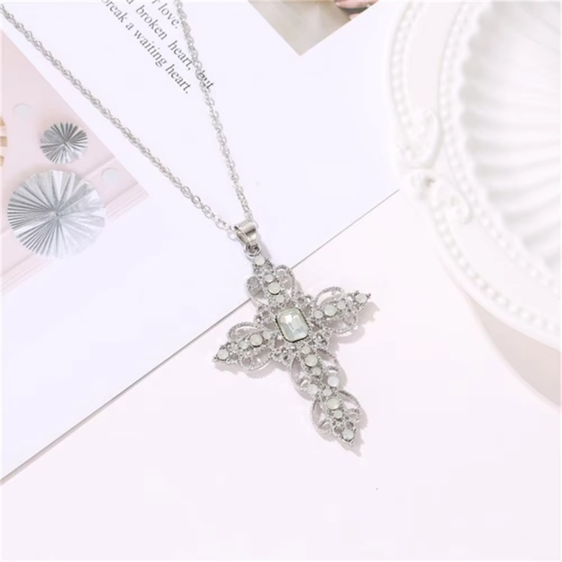ชุดสร้อยคอ 2 ชิ้น สไตล์ Y2K แบ - Layered Pendant Necklace Aesthetic บทวิจารณ์และราคา