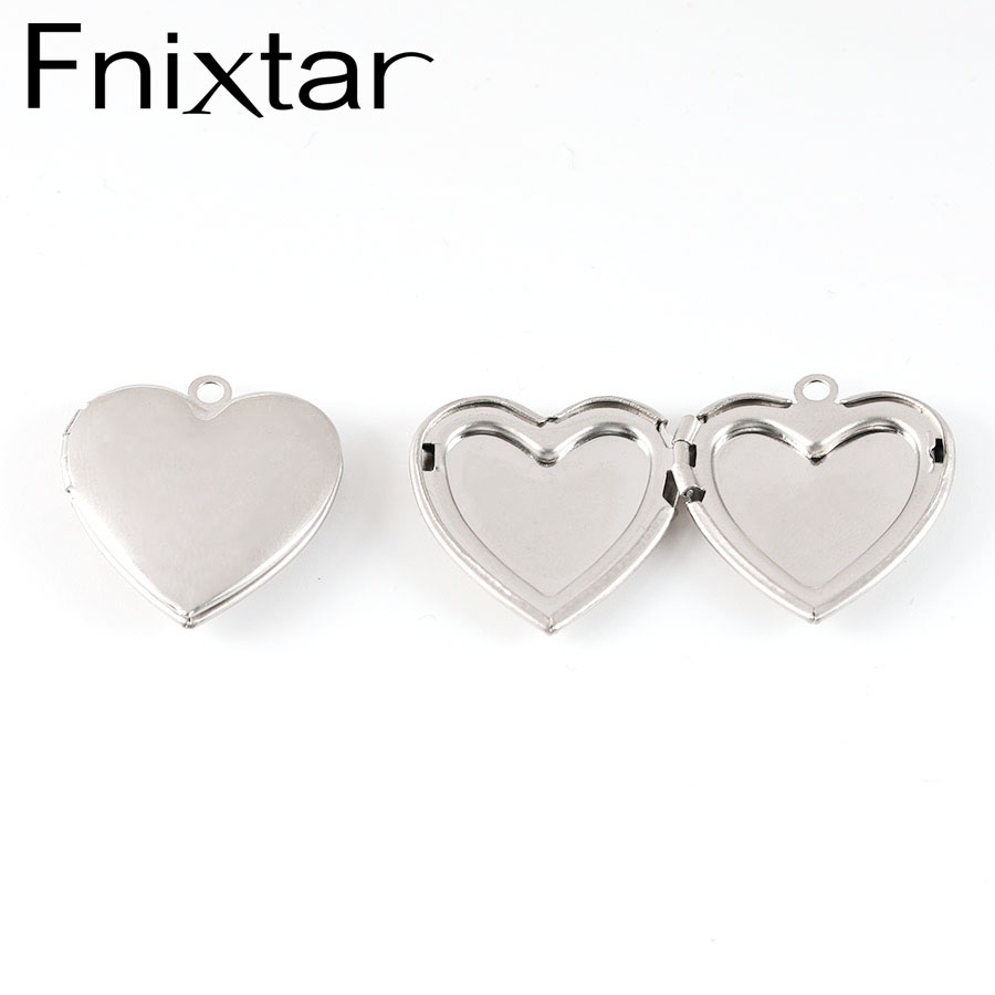 Fnixtar Love Heart กรอบรูปสแตน - Heart Locket Necklace Photo บทวิจารณ์และราคา